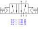 01V S1 5... - elektromagnetický ventil 5/2 dvoucívkový -dvě stabilní polohy