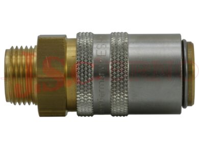 ESH 1/4"AAB zásuvka s ventilem s vnějším závitem 1/4", profil DN 9